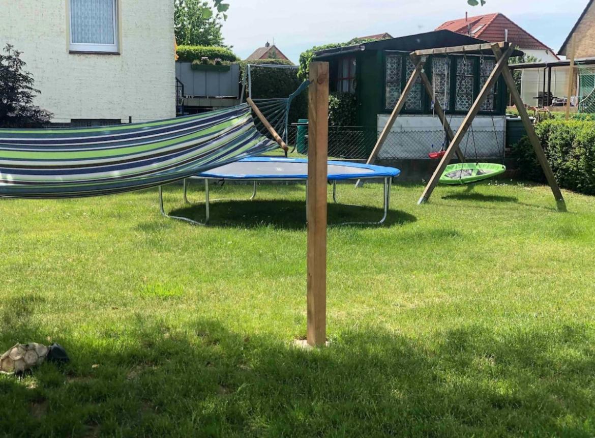 Kleine Gemuetliche Einliegerwohnung Mit Garten Und Pool Nordstemmen Exterior foto